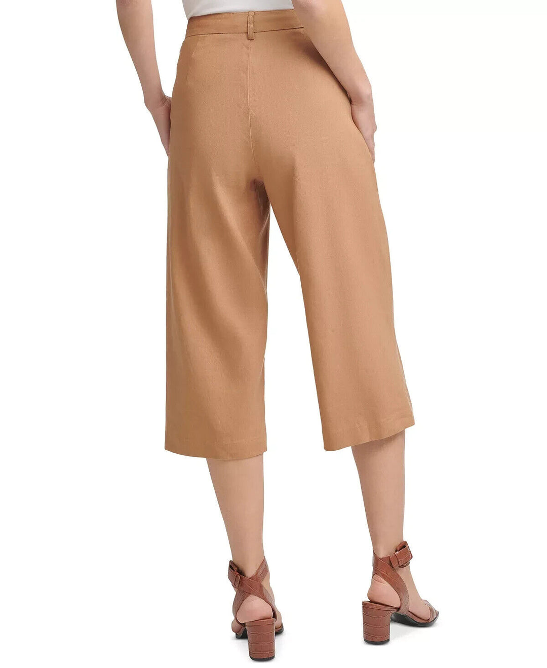 Calvin Klein Pleated Wide-Leg Pants