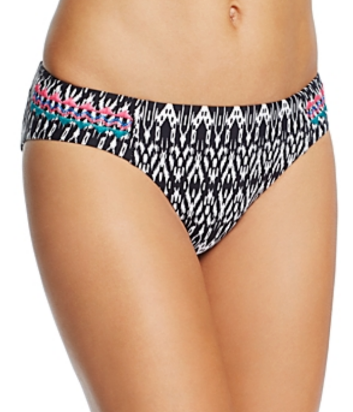 Ella Moss Tribal Dream Printed Bikini Bottom MSRP $54 Size S # 30C 152 NEW