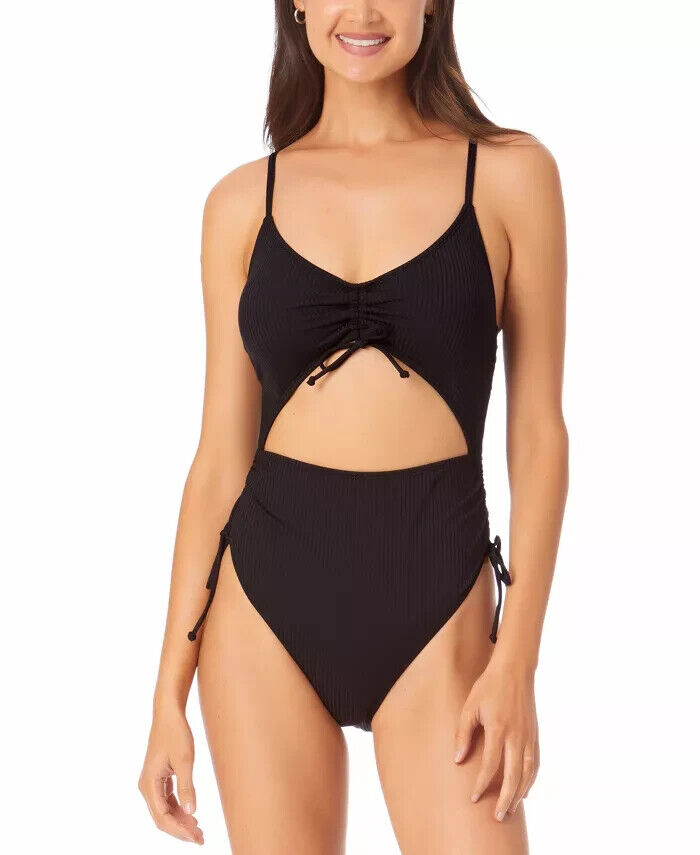 California Waves Juniors' Cutout One-Piece Swimsuit $39 Size XL # UB10 424 NEW