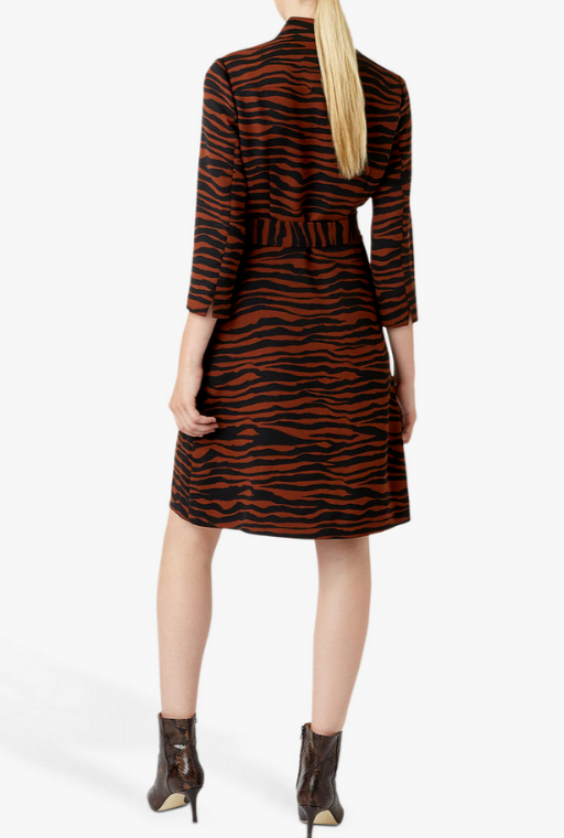 HOBBS LONDON Lois Zebra Print Dress