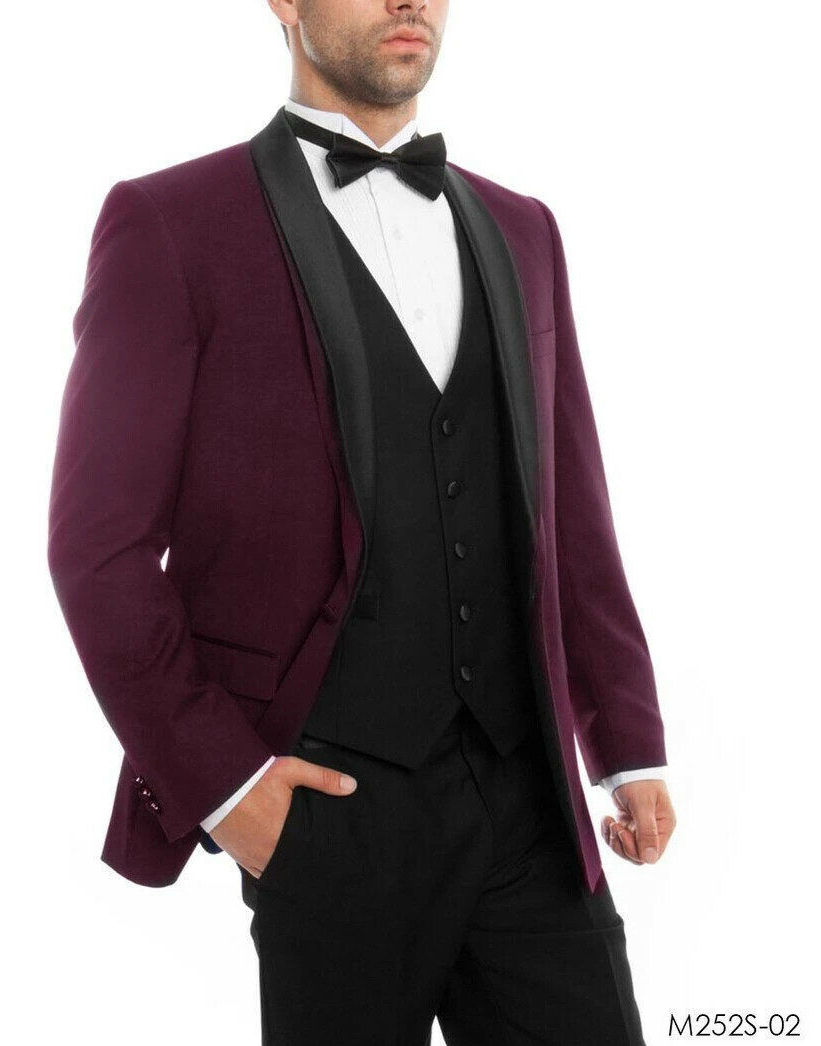 Bryan Michaels Slim Fit 2 Piece Tuxedo Set