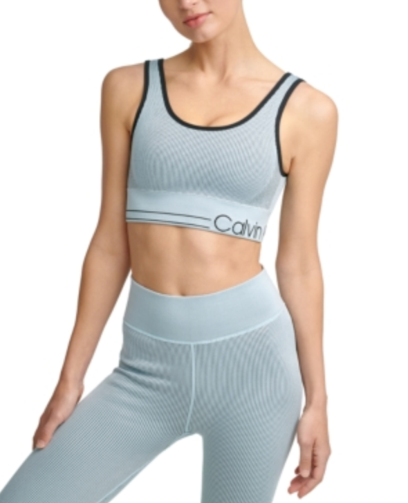 Calvin Klein Performance Seamless Ribbed Sports Bra