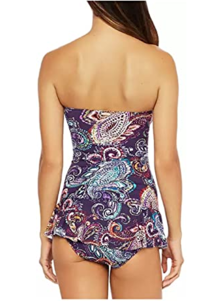 Lauren Ralph Lauren Captiva Paisley Strapless Swimdress