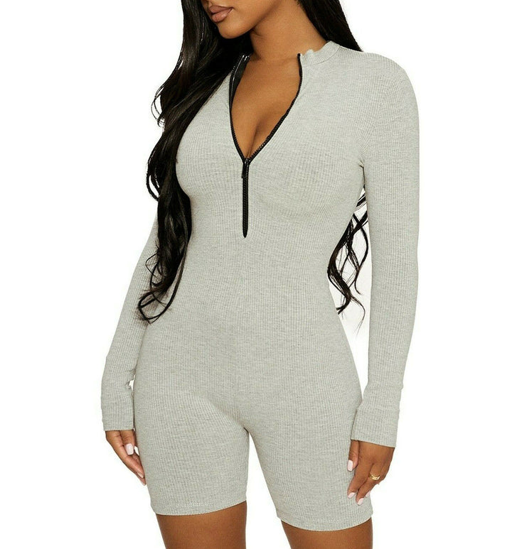 Naked Wardrobe Snatched Won't You Zip It Romper