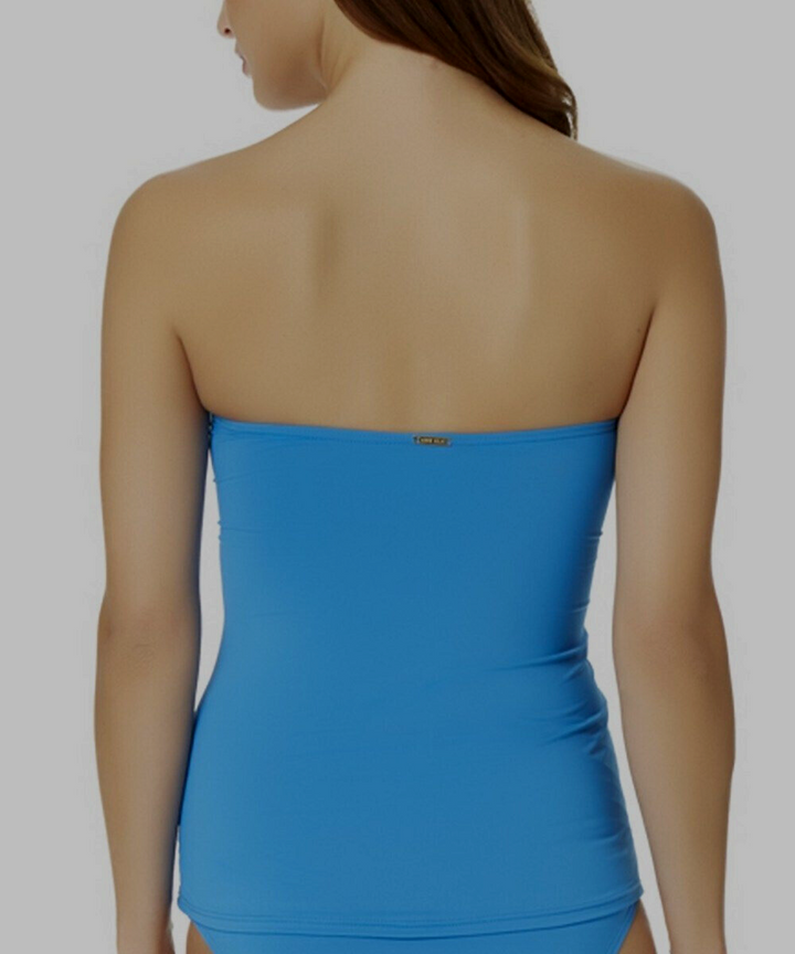 Anne Cole Twist-Front Ruched Tankini Top