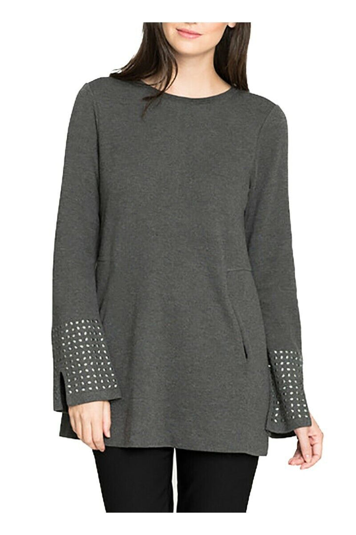 Nic+Zoe Studded Cuff Tunic Top