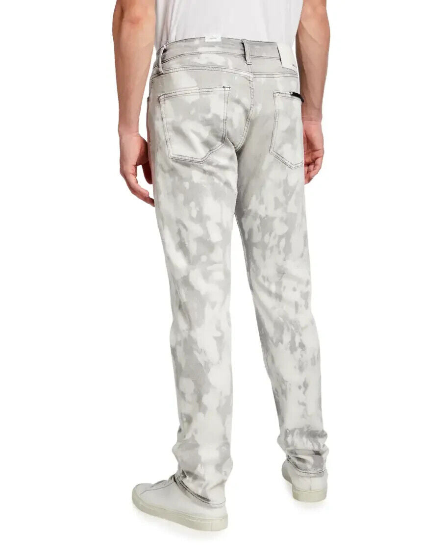 Ovadia Men's 002 Slim-Fit Bleached Jeans MSRP $250 Talla 32 # 30A 701 NUEVO