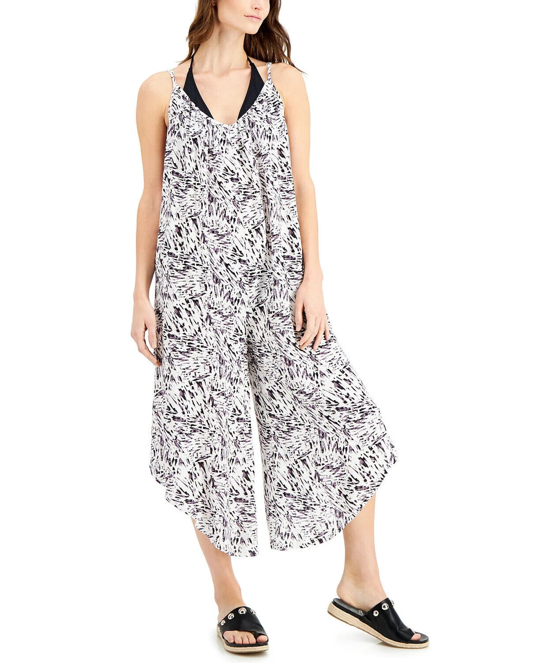 J Valdi Jumpsuit Swim Cover-Up MSRP $64 Size M # 8A 1911 NEW