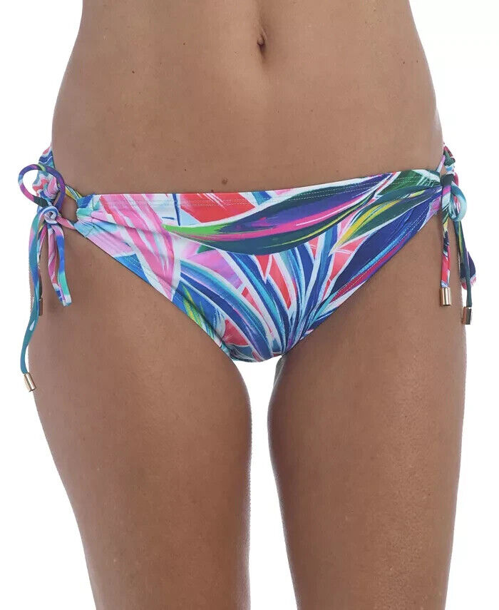 LA BLANCA Printed Adjustable Hipster Bikini Bottom MSRP $62 Size 14 # U9 296 NEW