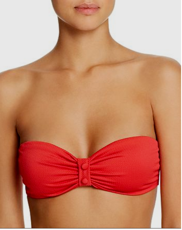 Red Carter Beach Chic Sammie Bikini Top MSRP $84 Size 10 # 30C 233 NEW