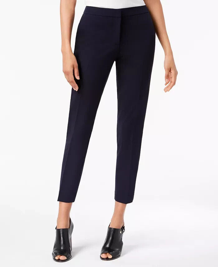 Tommy Hilfiger Twill Slim-Leg Ankle Dress Pants MSRP $89 Size 0 # 20A 697 NEW