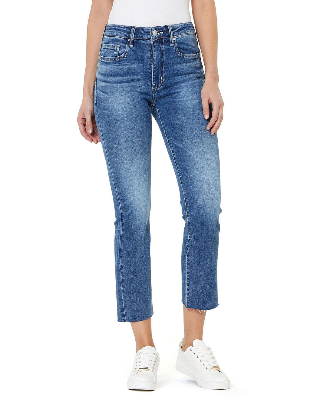 Numero Cropped High Rise Kick Flare Jeans MSRP $89 Size 29 # TR 734 NEW