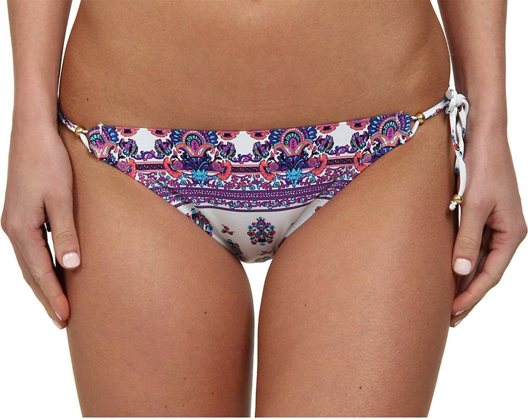 Nanette Lepore Maharaja Vamp String Bikini Bottom MSRP $76 Size XS # U7 351 NEW