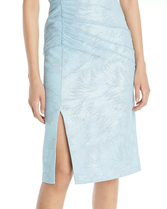 Aidan Mattox Sequin Mesh Cocktail Dress