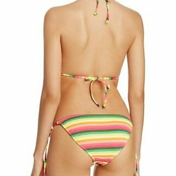 L Space Itty Reversible Striped Swim Set