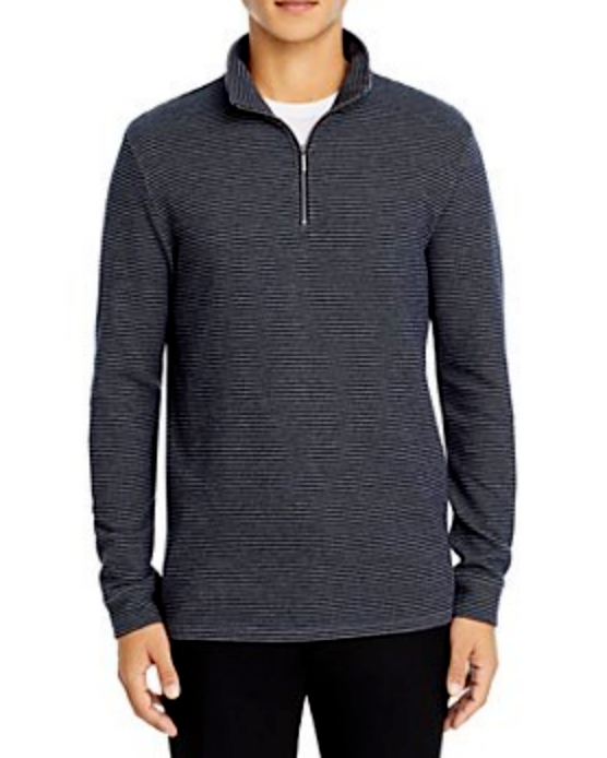 The Men Store Two-Tone Half-Zip Pullover MSRP $88 Size XXL # WM 126 NEW