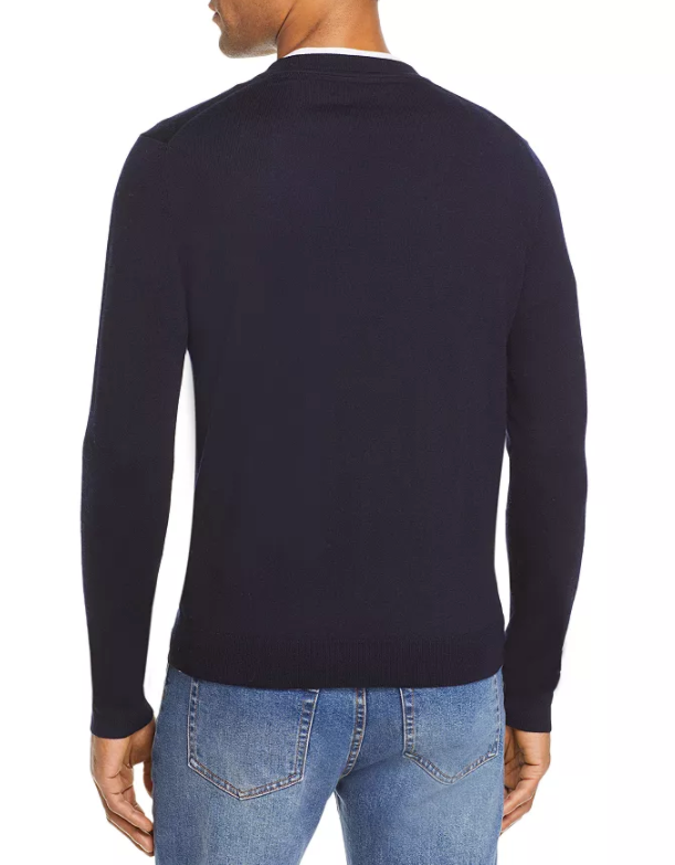 The men's store V-neck Merino Wool sweater