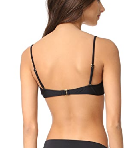 Top de bikini con aros Milly Maxime MSRP $ 95 Tamaño P # 30C 251 NUEVO