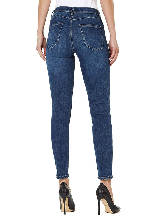 Numero Mid-Rise Distressed Skinny Ankle Jeans