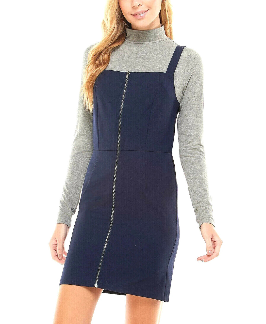 Kingston Grey Juniors' Turtleneck Jumper Bodycon Dress $49 Size M # 2NA 939 NEW