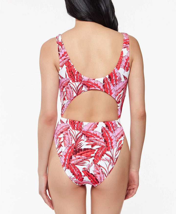 Jessica Simpson O-Ring Cut-Out One-Piece Swimsuit