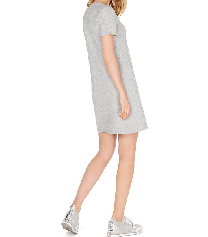 Michael Kors Mini-Studded Cotton T-Shirt Dress