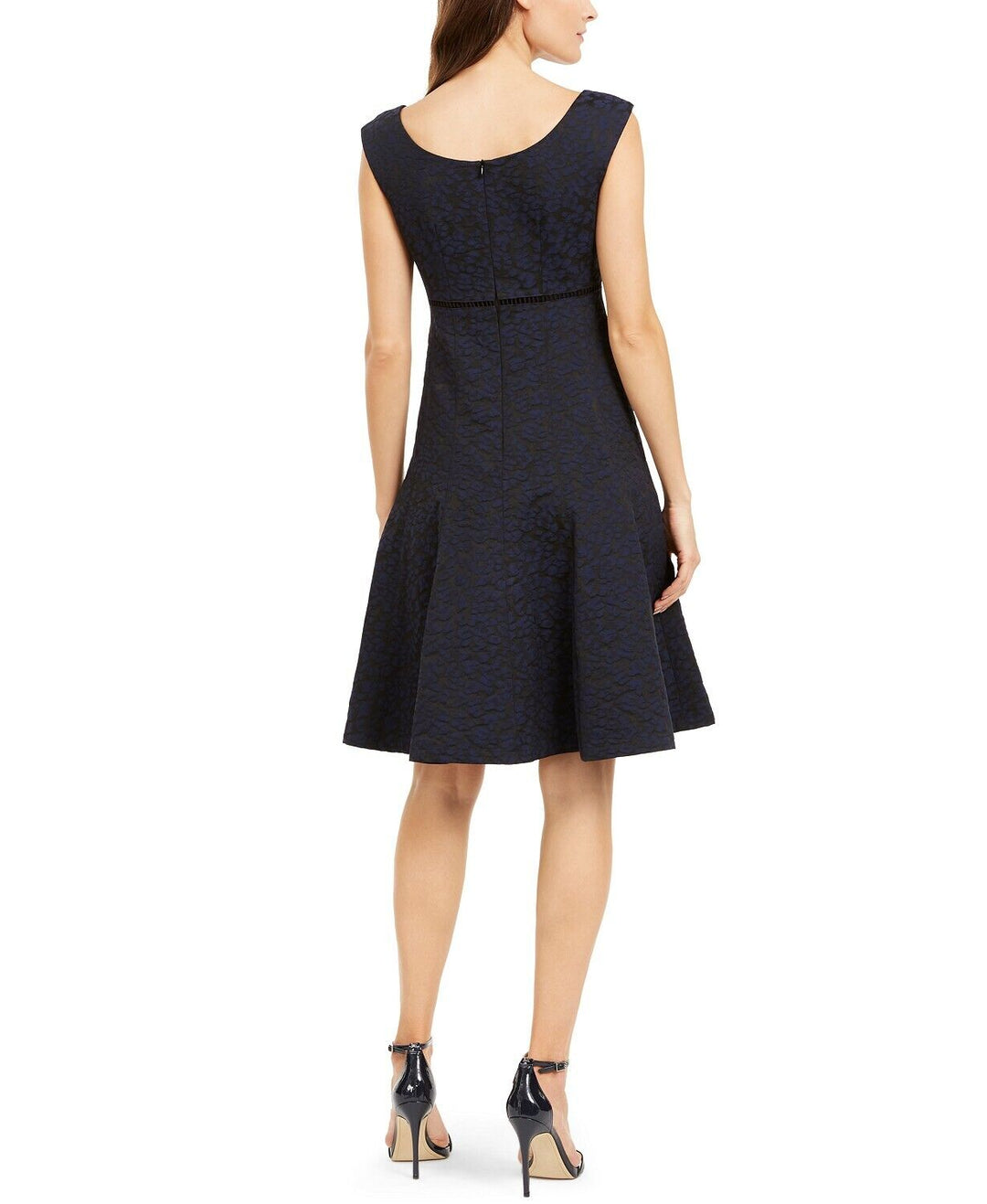 Nanette Lepore Sleeveless Crochet-Trim Dress