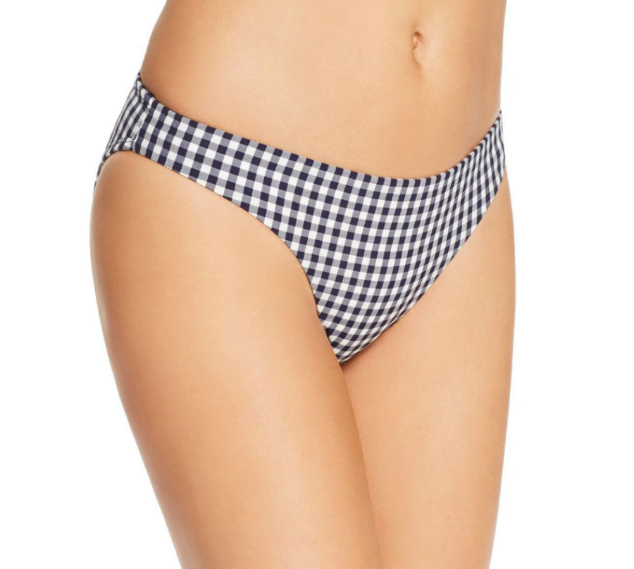 Shoshanna Classic Gingham Bikini Bottom MSRP $105 Size S # U3 461 NEW