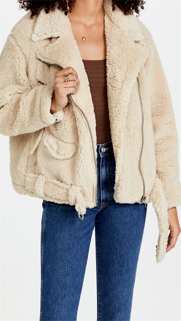 Free People So Cozy Slouchy Moto Jacket