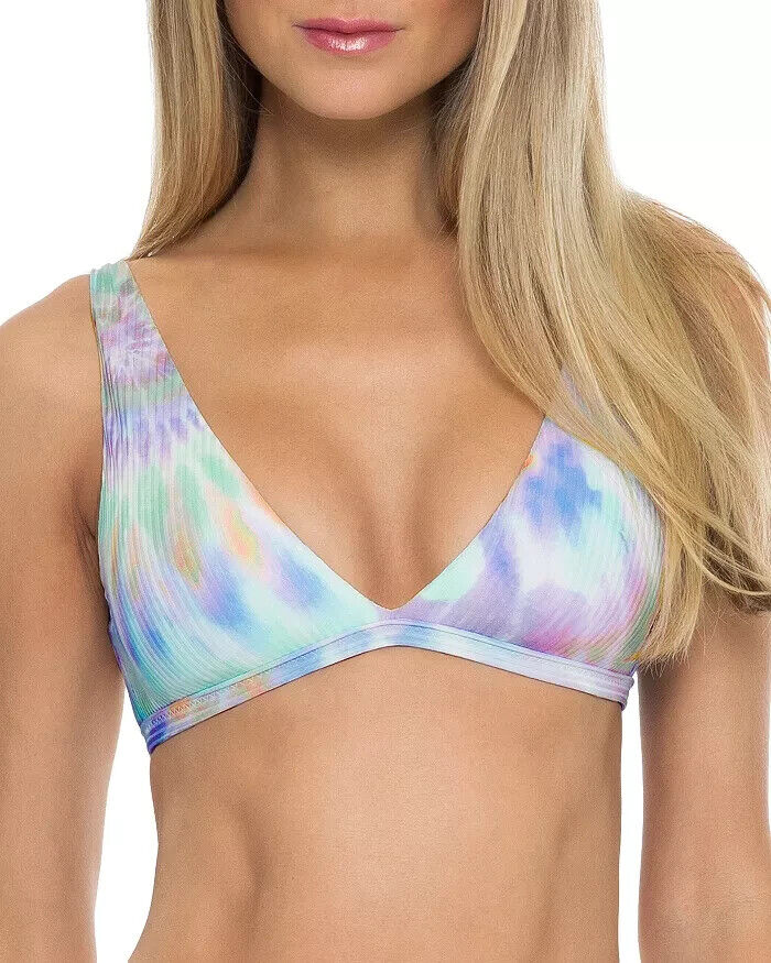 ISABELLA ROSE Joni Banded Bralette Bikini Top MSRP $74 Size D-Cup # U4 417 NEW