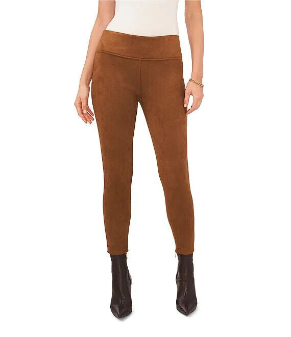 Vince Camuto Brushed Faux-Suede Leggings Size M # 30A 758 NEW