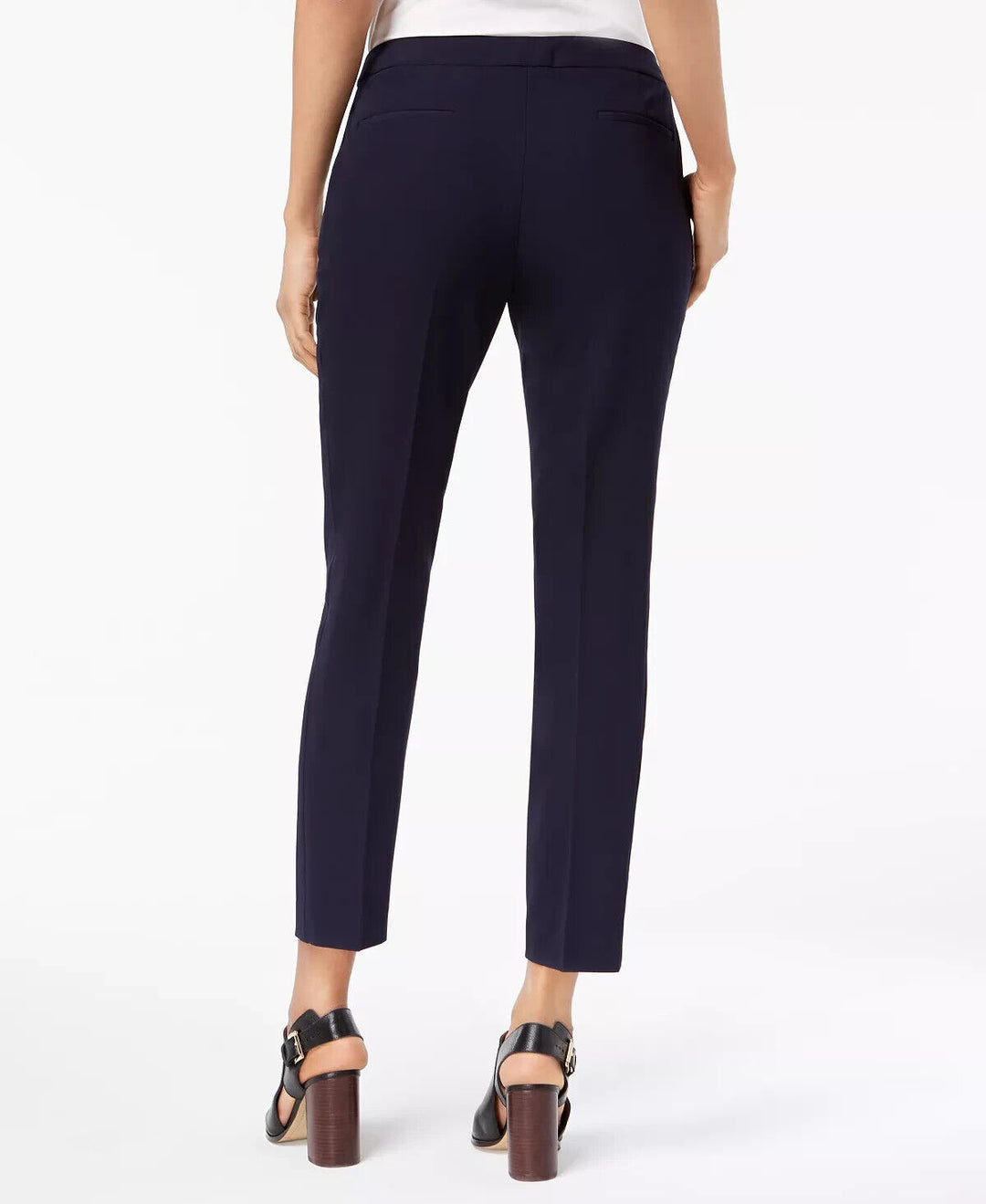 Tommy Hilfiger Twill Slim-Leg Ankle Dress Pants