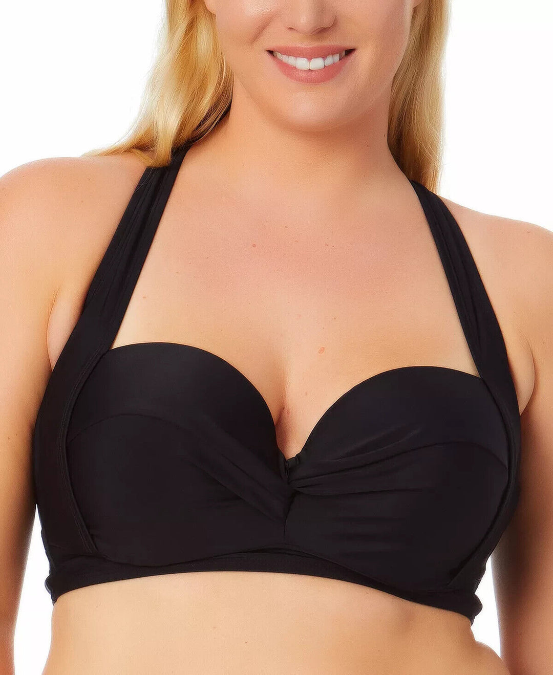 California Waves Plus Size Molded Cup Bikini Top $29.99 Size 16/18 # U8 485 NEW