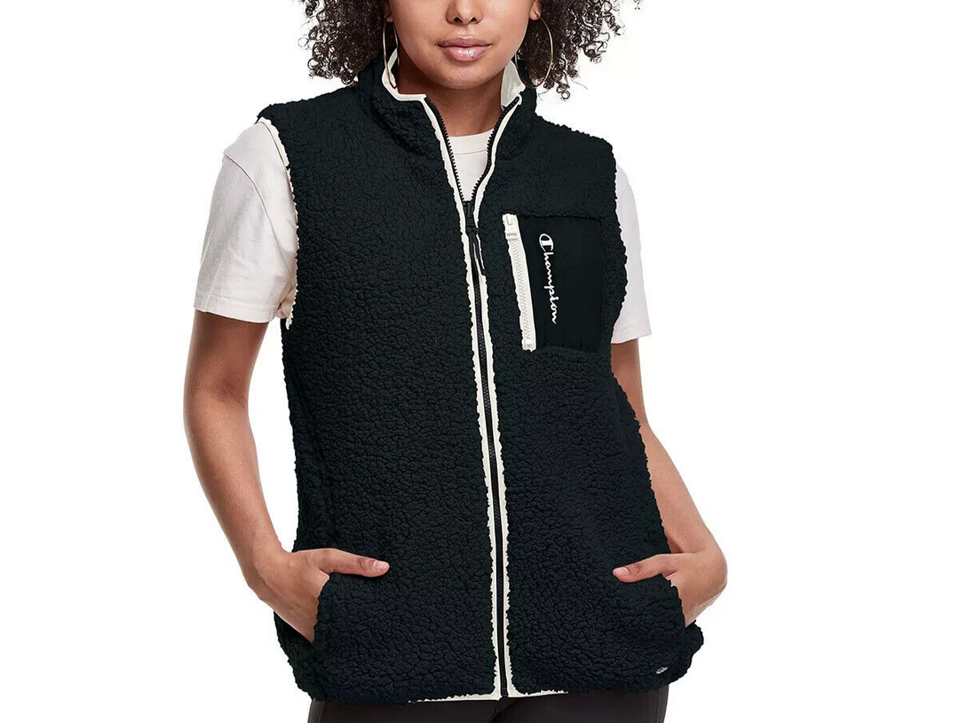 Champion� Reversible Sherpa Vest Size L # 6D 1555 NEW 