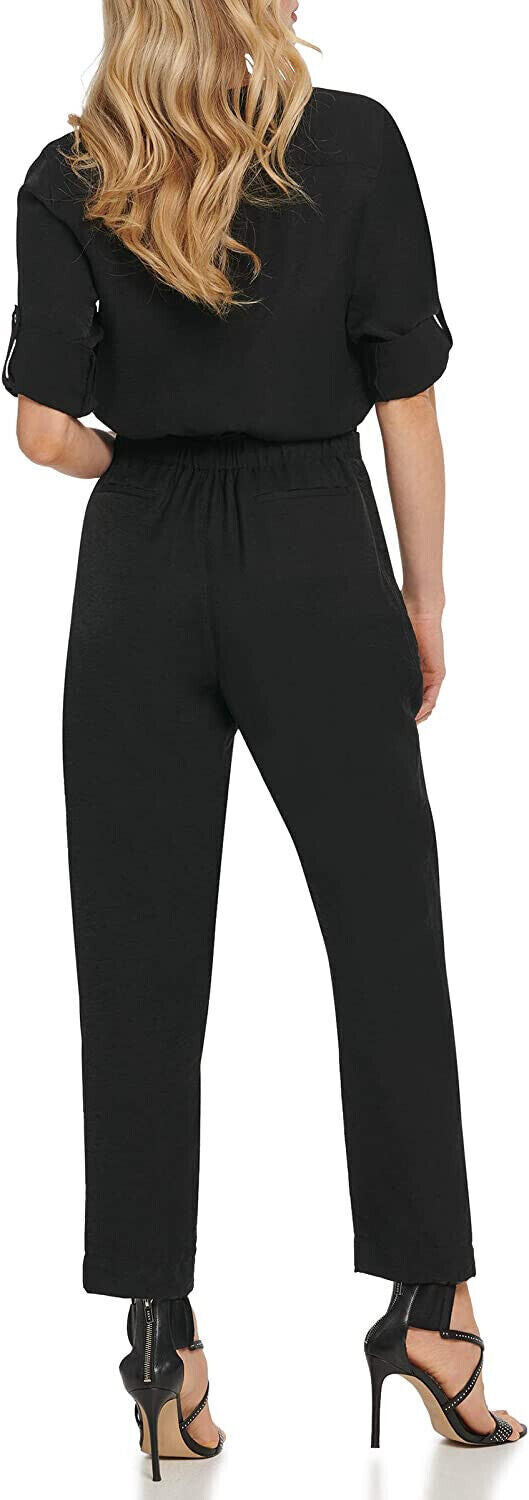 DKNY Foundation Long-Sleeve Jumpsuit