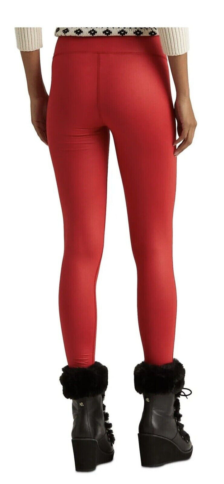 Lauren Ralph Lauren Solid Mid Rise Leggings