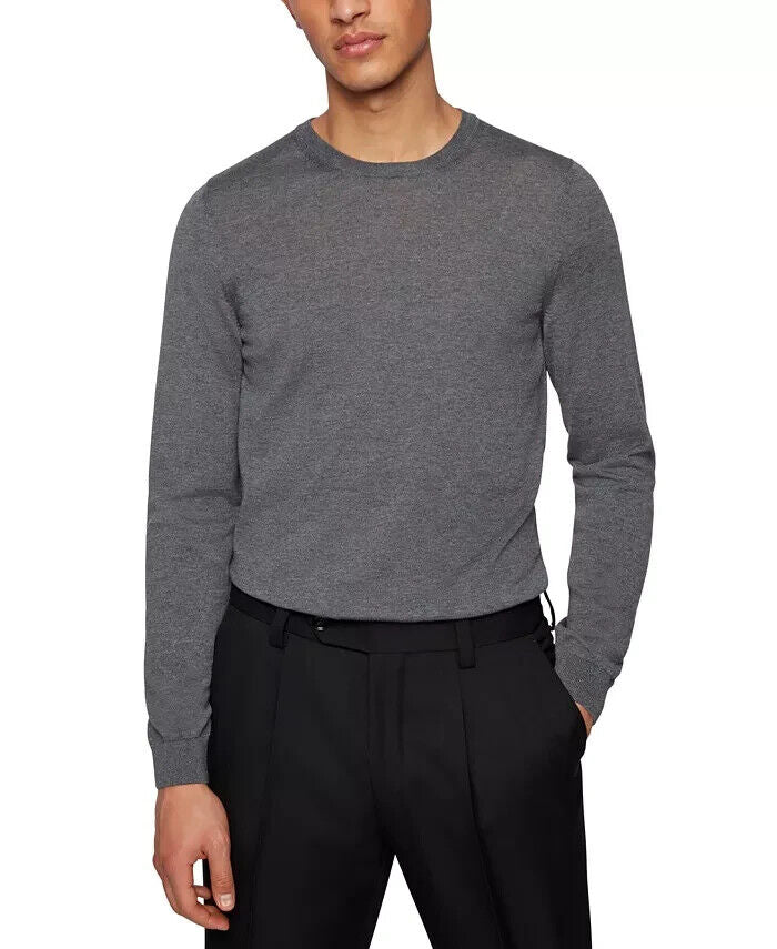 Hugo Boss BOSS Men's Crewneck Wool Sweater MSRP $158 Size S # 4D 431 NEW