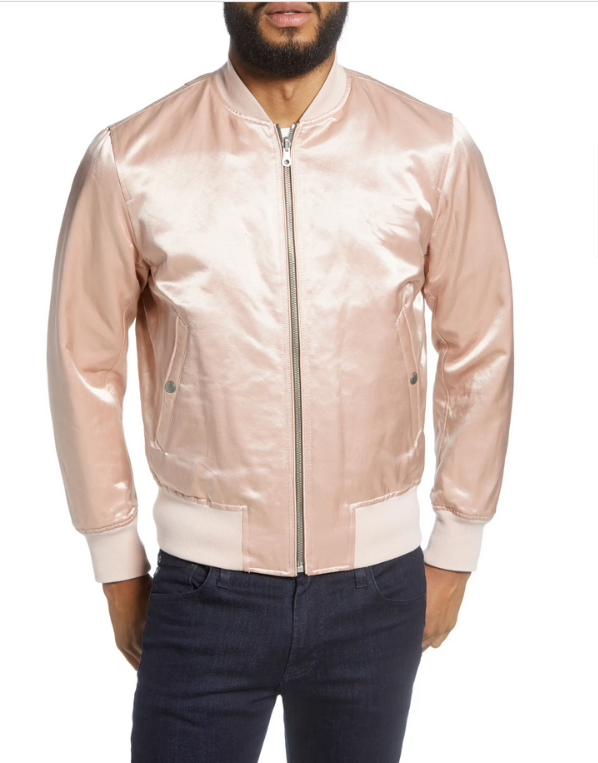 Rag & Bone Manston Slim Fit Reversible Bomber Jacket