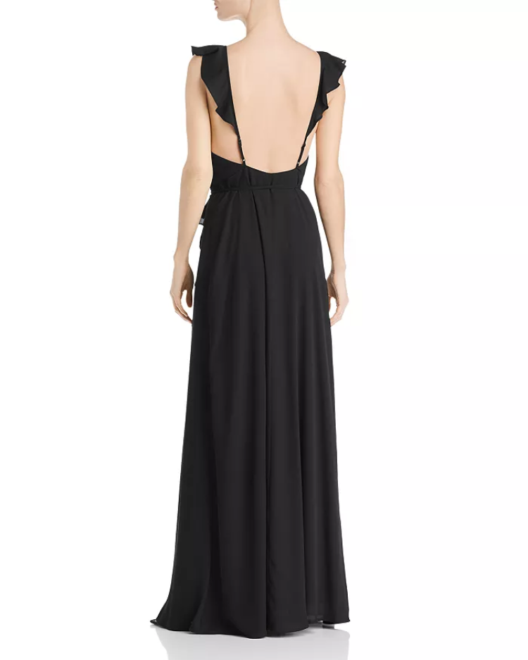 WAYF Elise Wrap Gown