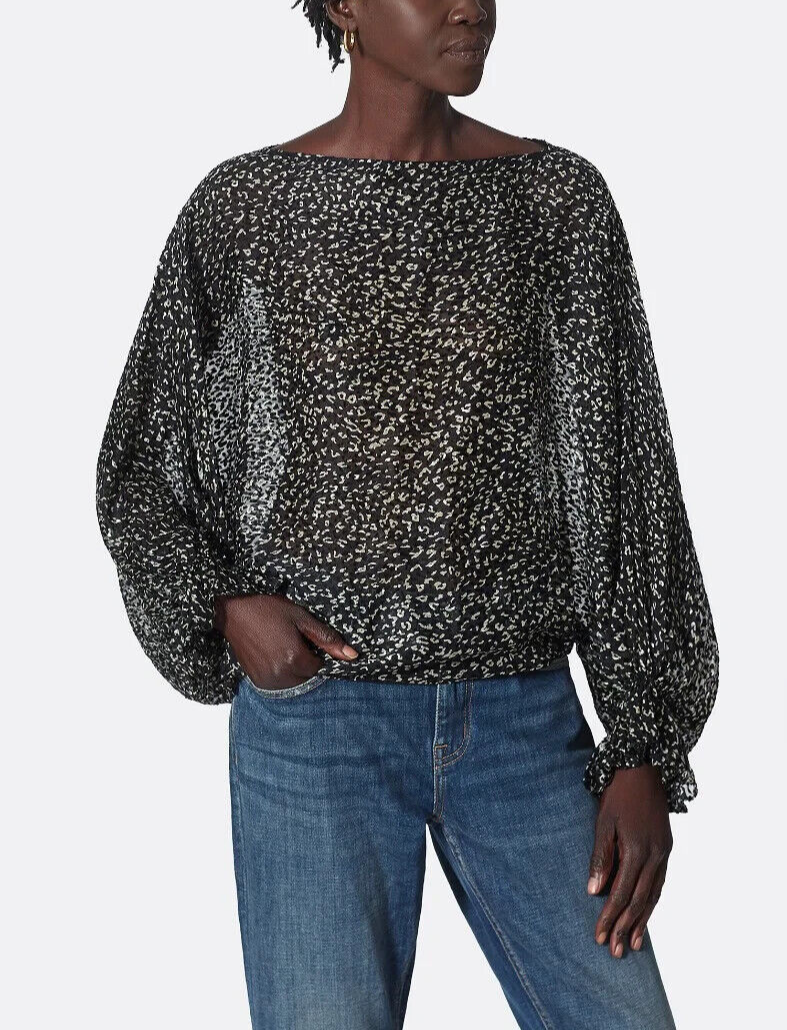 Joie Nylah Long Sleeve Top MSRP $375 Size M # 5A 1917 NEW