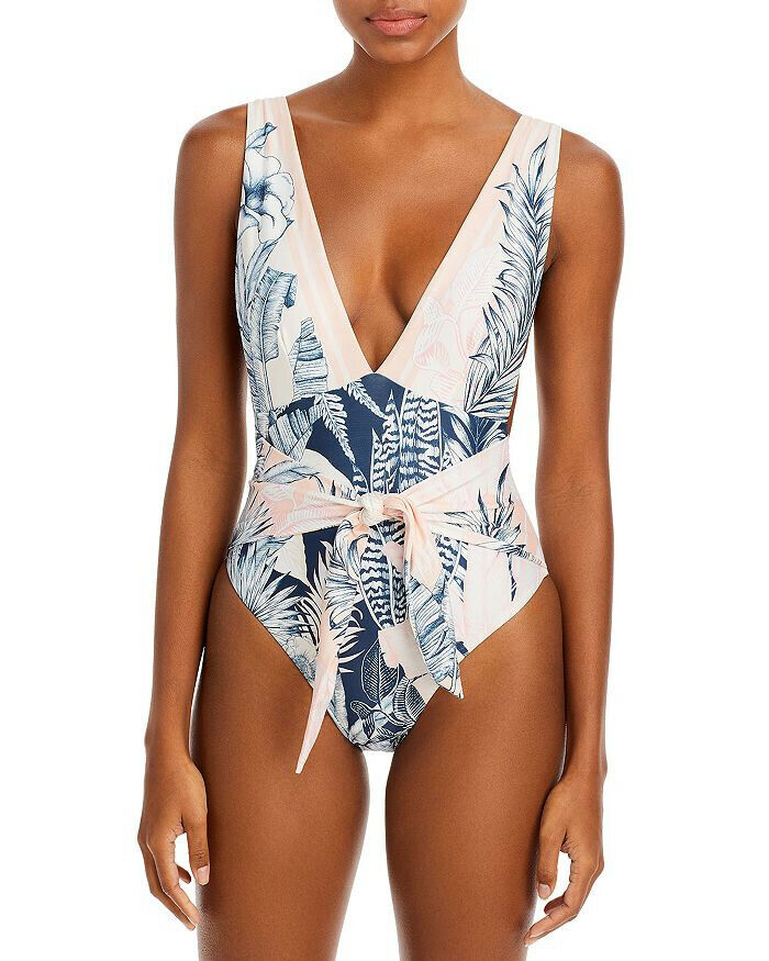 Agua Bendita Florentina One Piece Swimsuit Size L # U11B 286 NEW