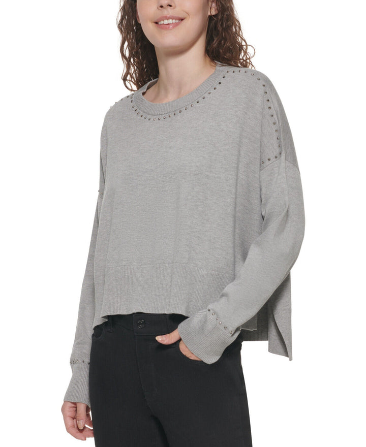 DKNY Studded Sweater MSRP $89 Size XL # 5C 2408 NEW