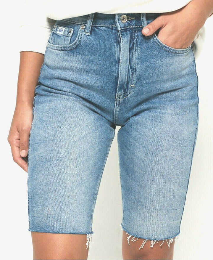 Superdry Kari Longline Denim Shorts