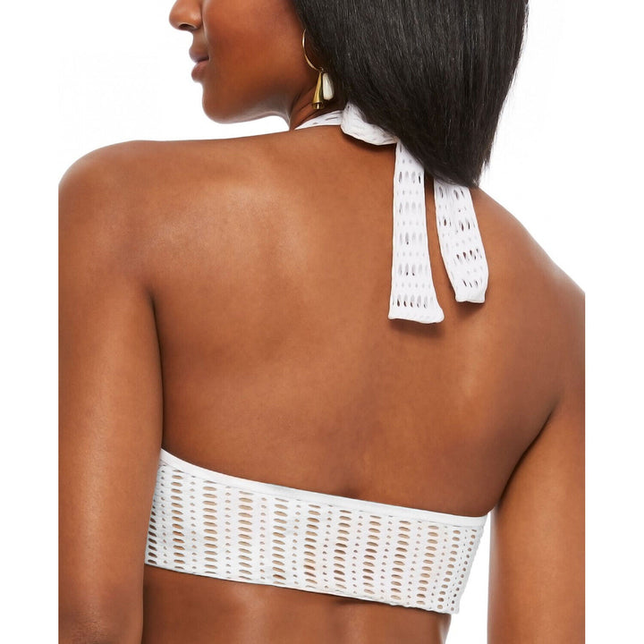 Bar III Crochet Long-Line Bikini Top