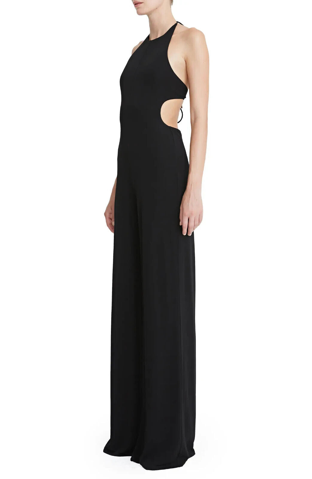 HALSTON Alexis Cutout Jersey Jumpsuit