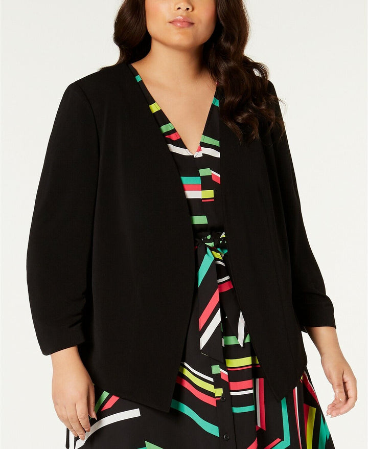 Bar III Trendy Plus Size Open-Front Jacket MSRP $139 Size 2X # 6D 1234 NEW