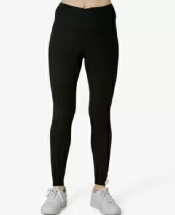 Ultra Flirt Juniors' Ribbed V-Waist Leggings Size S # TR 1252 NEW