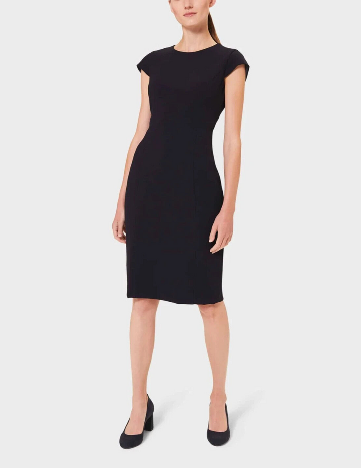 HOBBS LONDON Leila Cap-Sleeve Sheath Dress MSRP $290 Size 10 # 14A 1108 NEW 