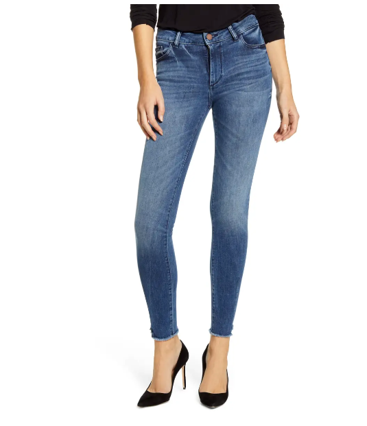 DL1961 Florence Mid-Rise Skinny Jeans MSRP $199 Size 25 # TR 443 NEW  