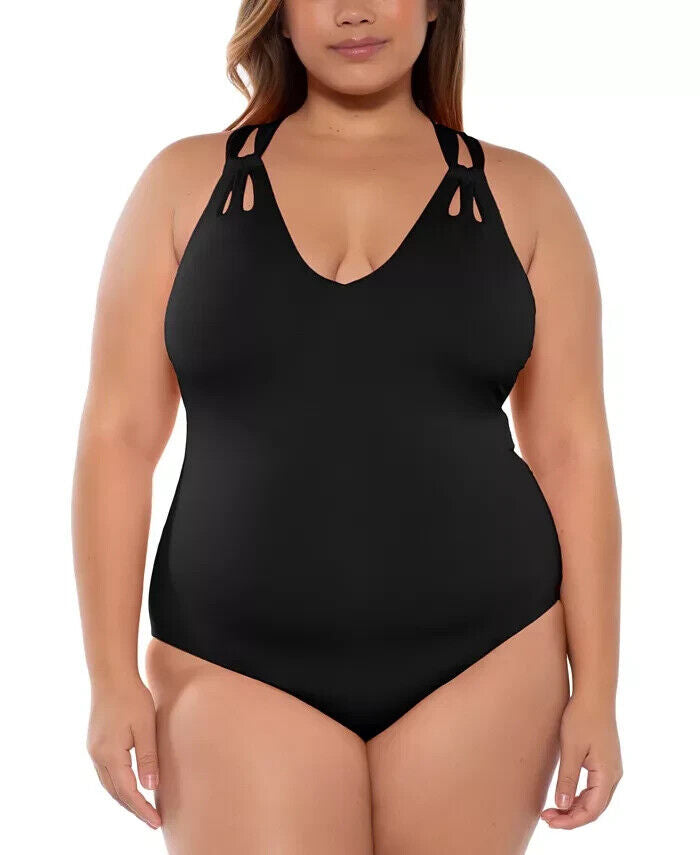 Becca ETC Plus Size Cross-Back Swimsuit $148 Size 3X # U11B 339 /3X NEW